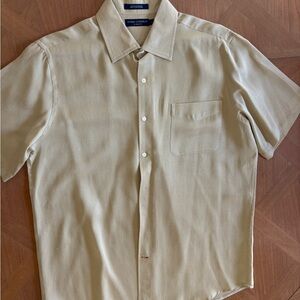 Daniel Cremieux Light Tan Short Sleeve Shirt
